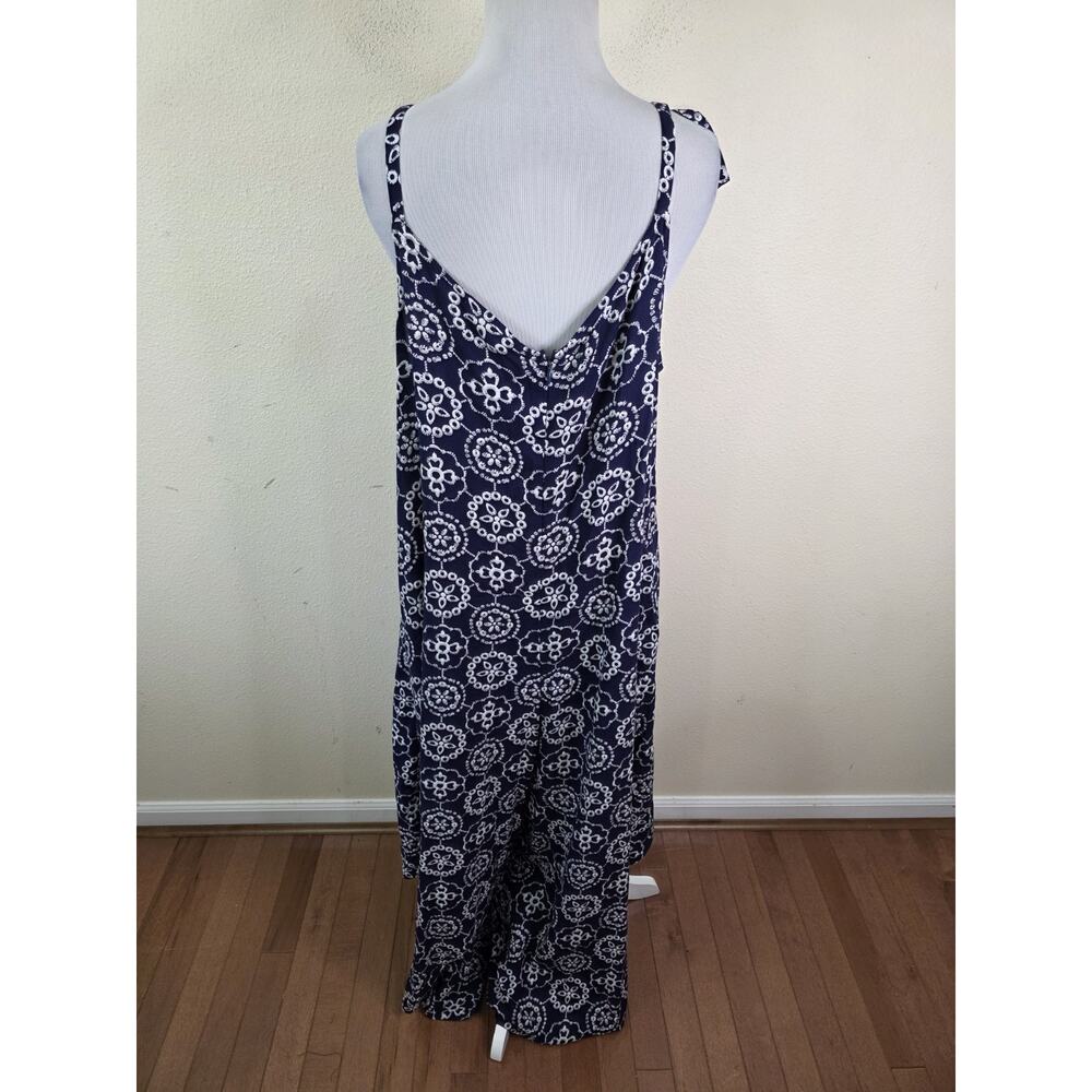 Vince Camuto Womens Size XL Tie Side Wide Leg Rayon/Tencel Jumpsuit 2 Piece - Picture 12 of 16